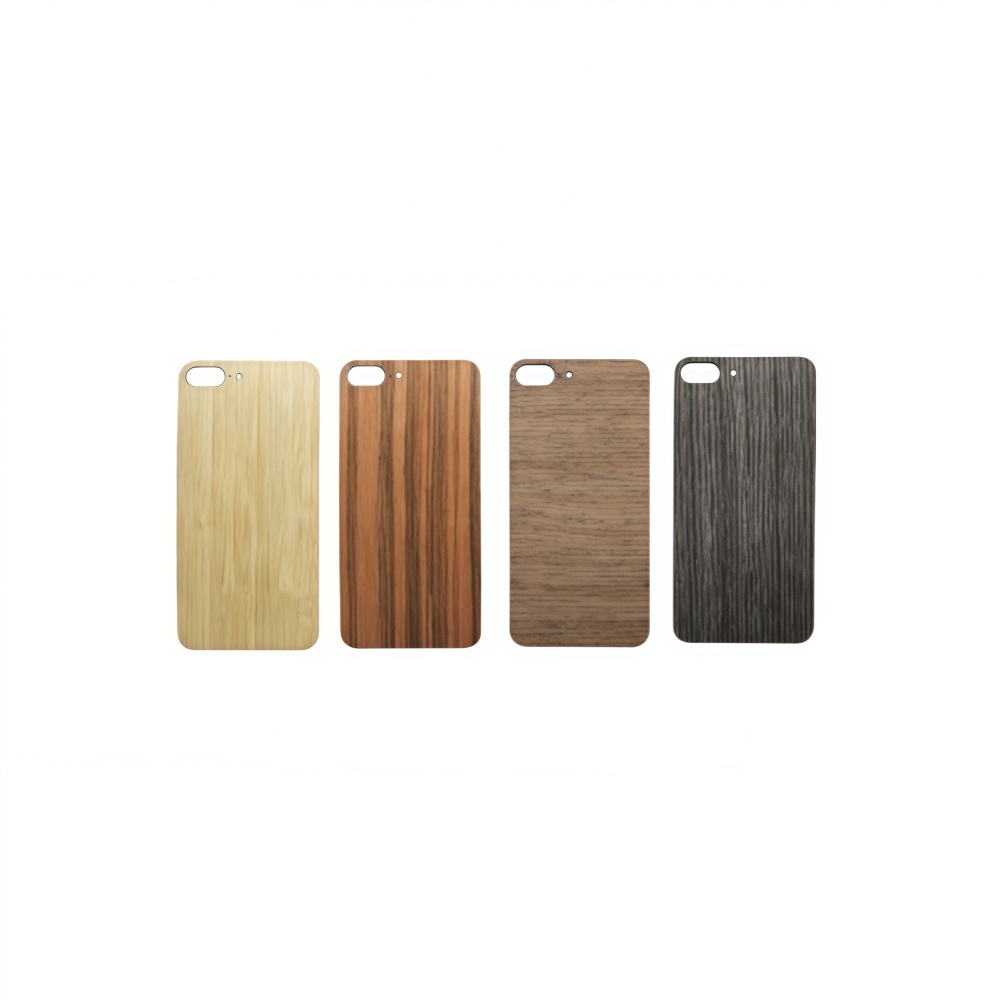 Wood Grain Phone Back Cover Set